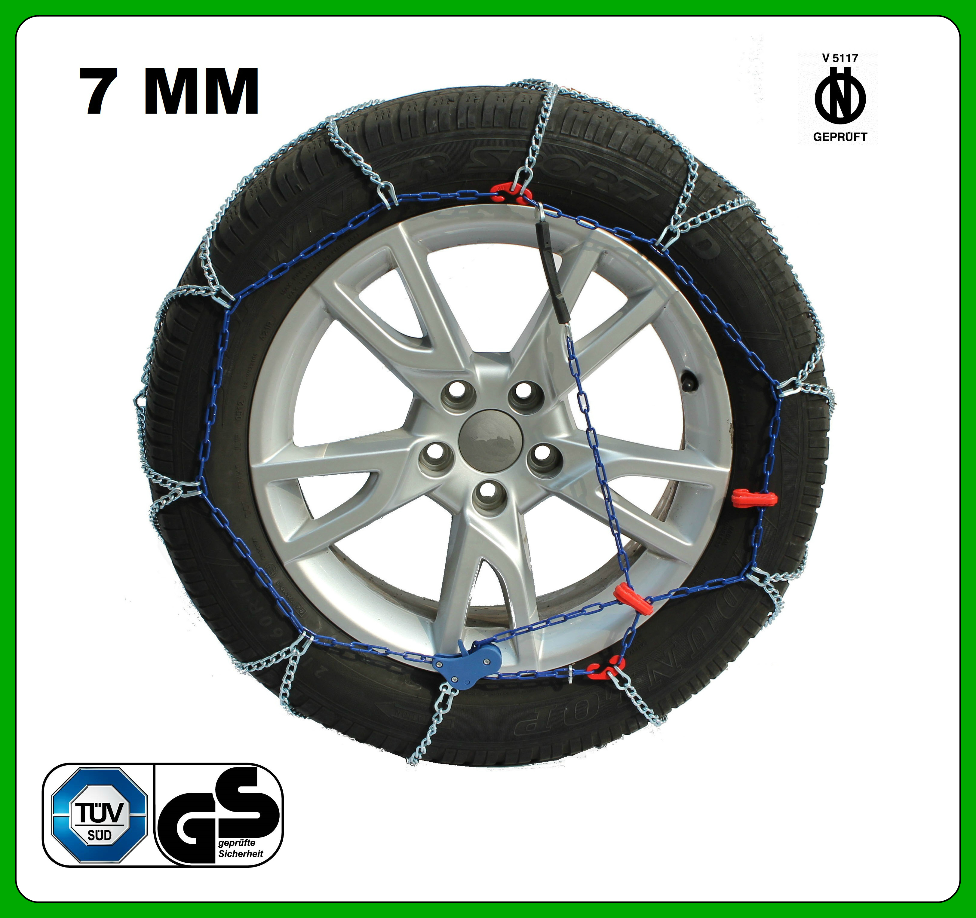 CATENE DA NEVE 7MM 235//55 R17 AUDI Q3 01//2011-/>